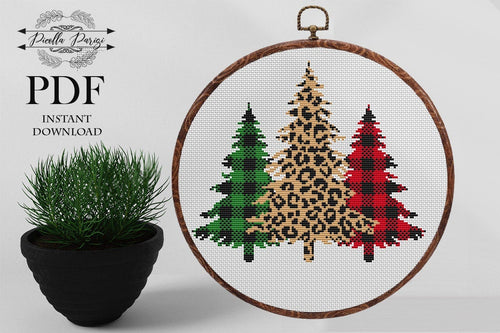 Merry Christmas cross stitch pattern,christmas ornaments,  2021 Cross stitch, christmas tree, Virus cross stitch pattern, plaid cross stitch